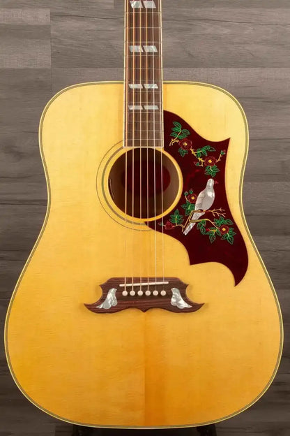 Gibson Dove Original Antique Acoustic Guitar - Natural, Sitka Spruce Top, Maple Back, Hand-Inlaid Dove Bridge