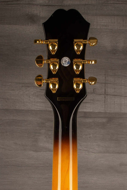 Epiphone J200 EC Studio Solid Top, Fishman Sonitone - Vintage Sunburst - Acoustic Guitar