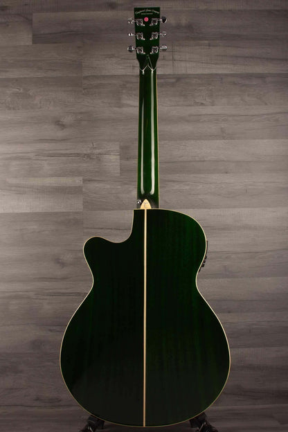 Tanglewood TW4CEFG Winterleaf Green Gloss Acoustic Guitar - Premium Quality and Unique Design