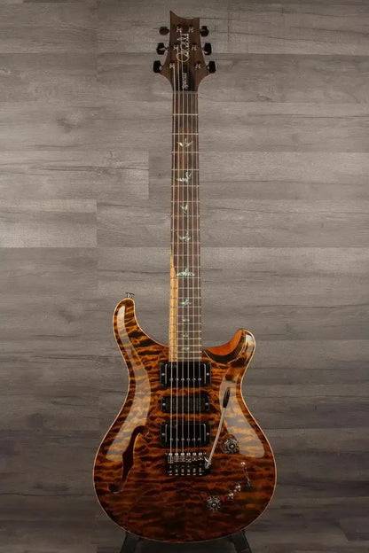 PRS Wood Special Semi-Hollow Electric Guitar (#0379114), Yellow Tiger – Quilt Maple Top, 58/15 LT Pickups