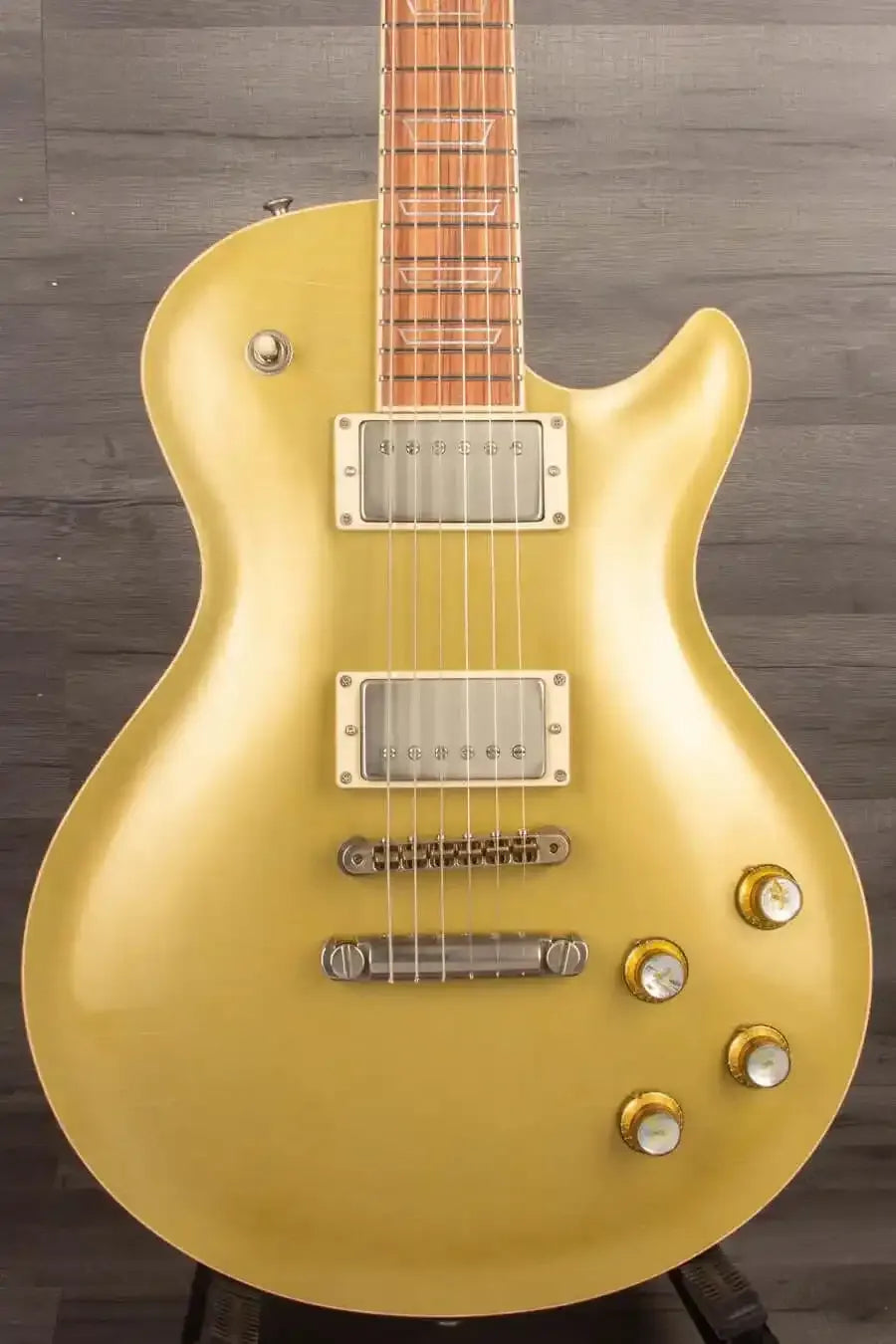 Patrick James Eggle Macon Carved Top Electric Guitar (#30913), Santos Rosewood Neck, Cream T GT57 Pickups