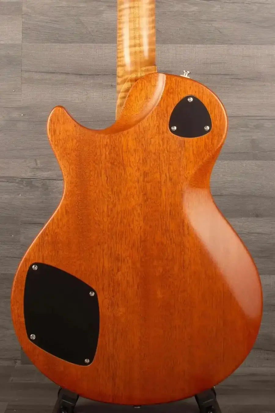 Patrick James Eggle Macon Carved Top SC Electric Guitar (#31116) - Roasted Maple Neck, P90 Deco Pickups