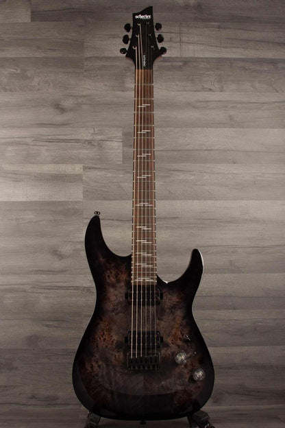 USED -  Schecter Omen Elite - See through Black