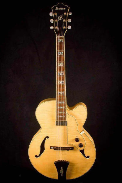 USED - Ibanez AF105 Hollowbody Electric Guitar - Natural inc hard case