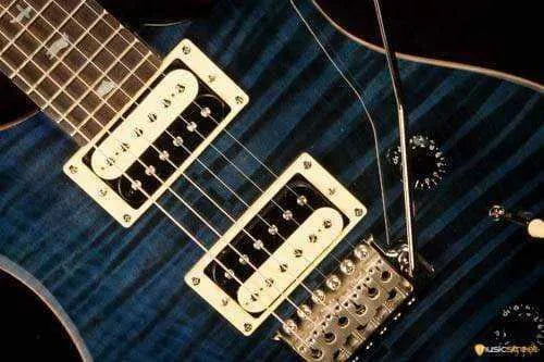 USED - PRS Se Custom 24 Bevelled Top Electric Guitar, Whale Blue