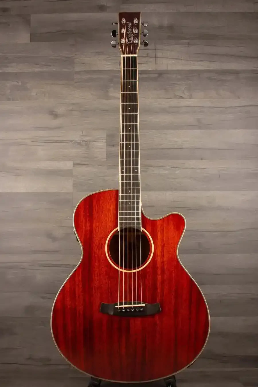 Tanglewood TW4CER Winterleaf Super Folk Acoustic Guitar - Red Gloss