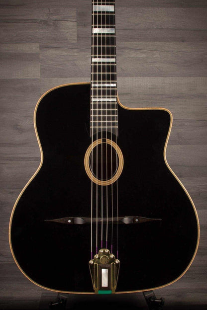USED - Dell Arte Tuxedo Gypsy Jazz guitar including hard case