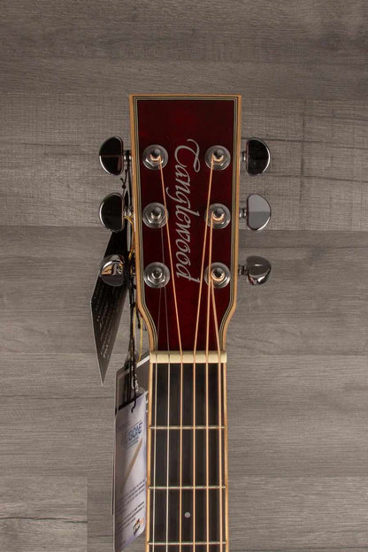 Tanglewood - TW4CEAVBLH Winterleaf Super Folk Autumn Vintage Burst, Acoustic Guitar